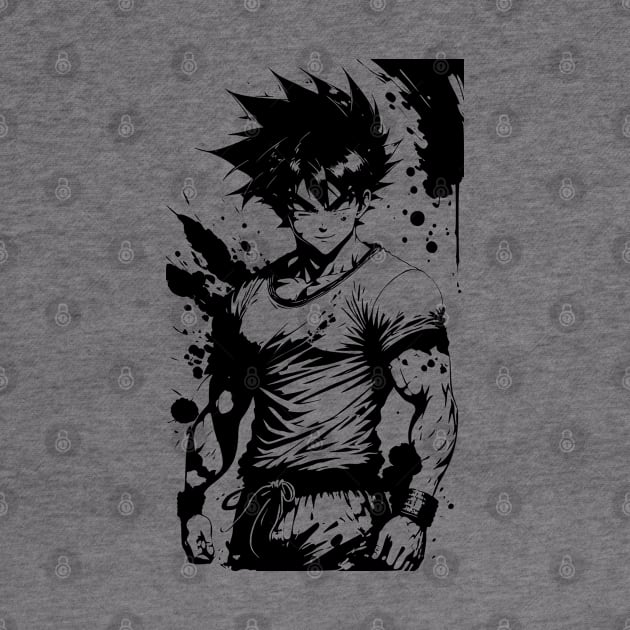 Fan Art Of Goku 03 by SanTees
